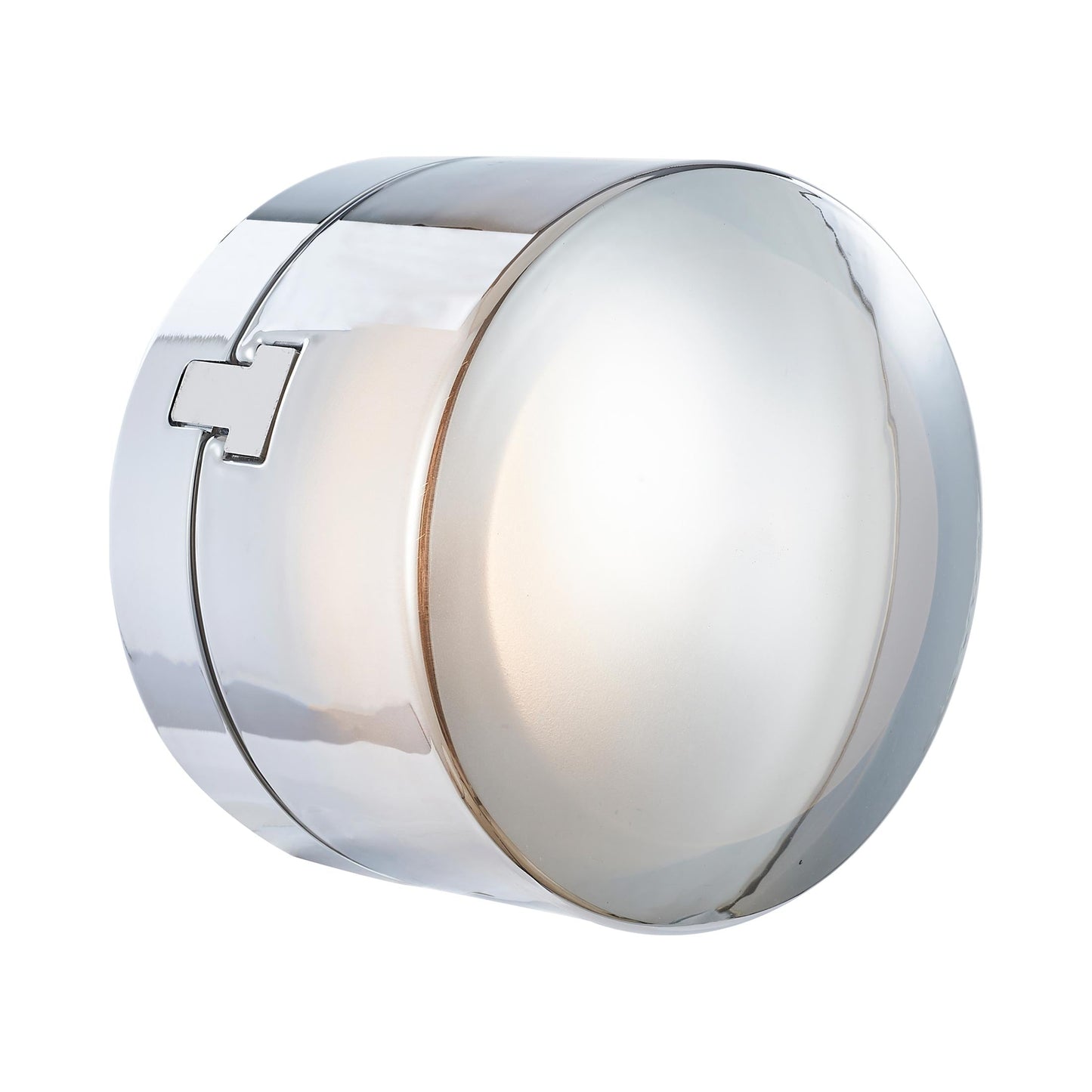 Elf Moulded Outdoor LED Ceiling / Wall Light in Smoked Glass.