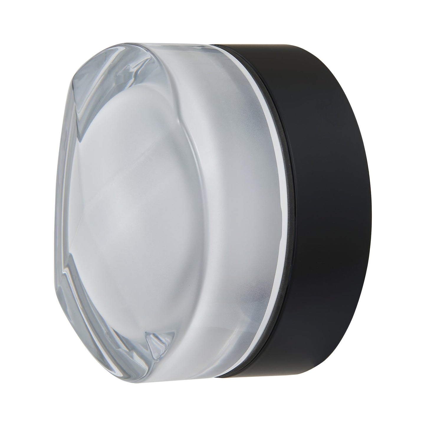 Elf Patterned Outdoor LED Ceiling / Wall Light in Matte Black.