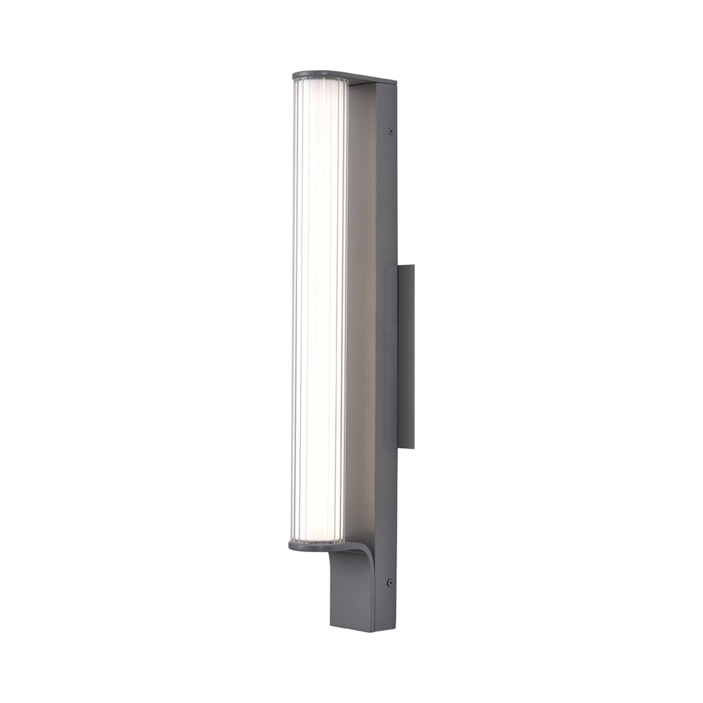 Macie Outdoor LED Wall Light in Silica (24-Inch).