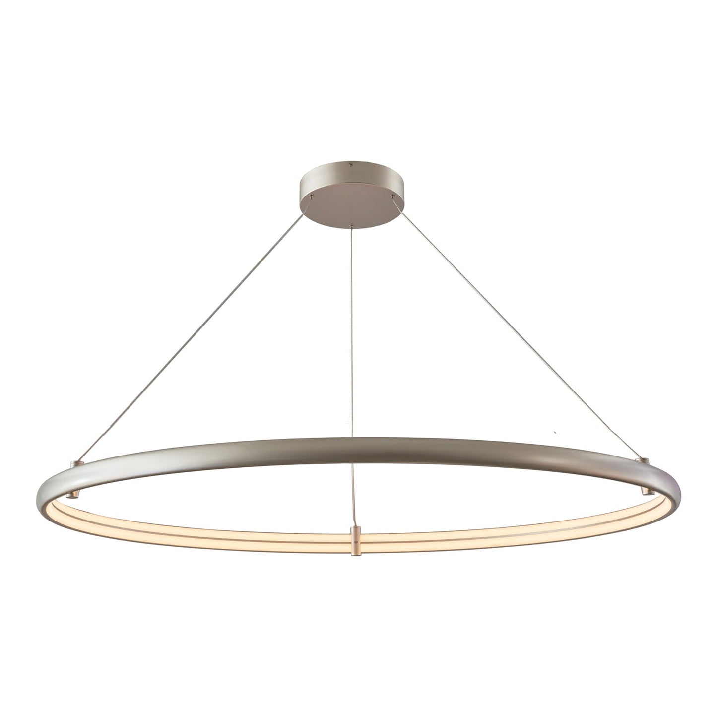 Sling Ring LED Pendant Light in Titanium Silver (Extra Large).