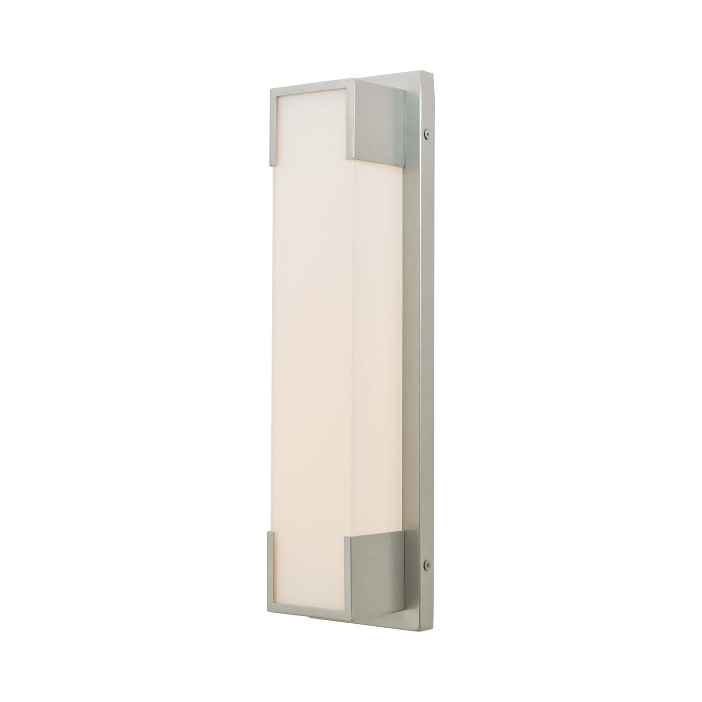 Titon Miter Outdoor LED Wall Light in Silica (18-Inch).