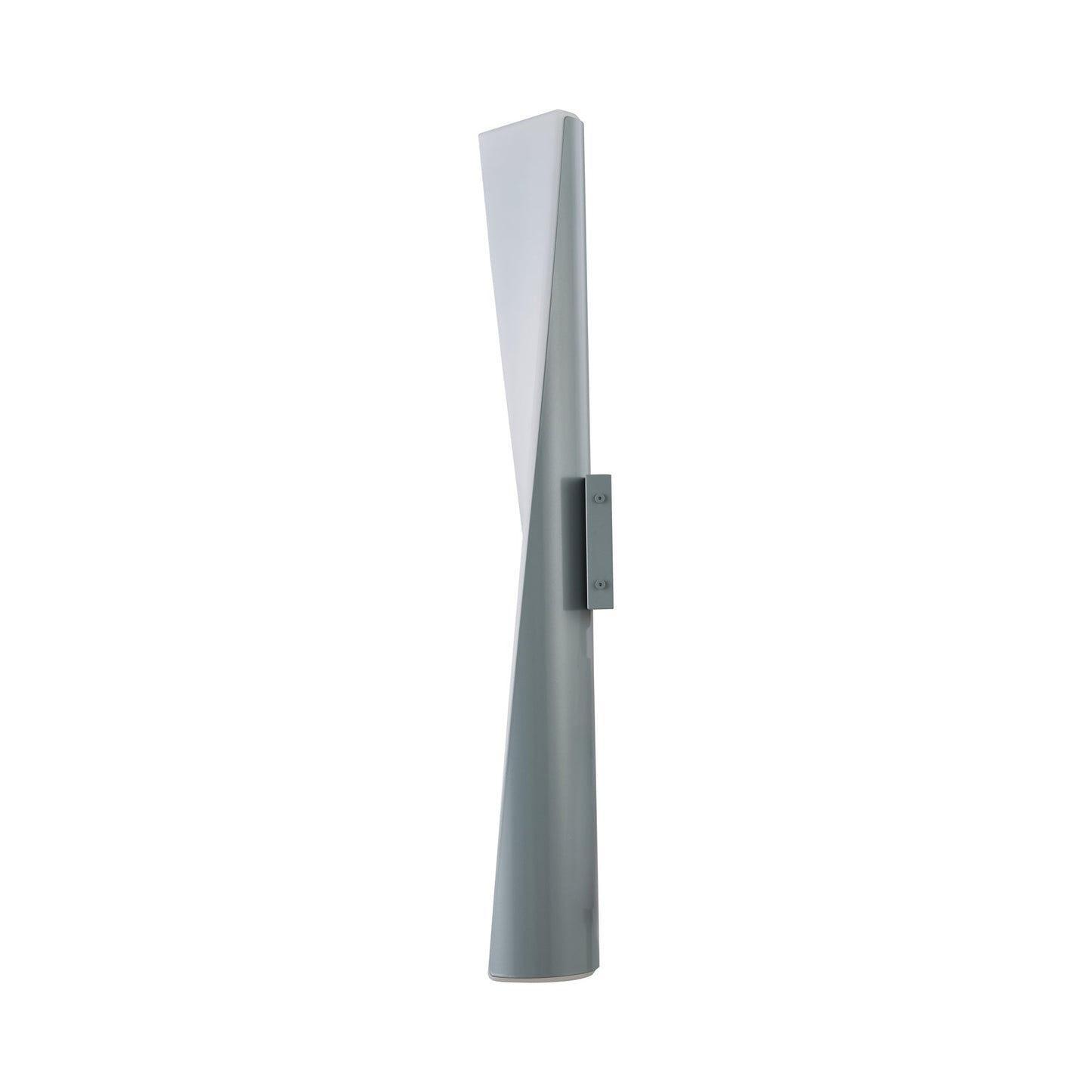 Vortex Outdoor LED Wall Light in Silica (28-Inch).