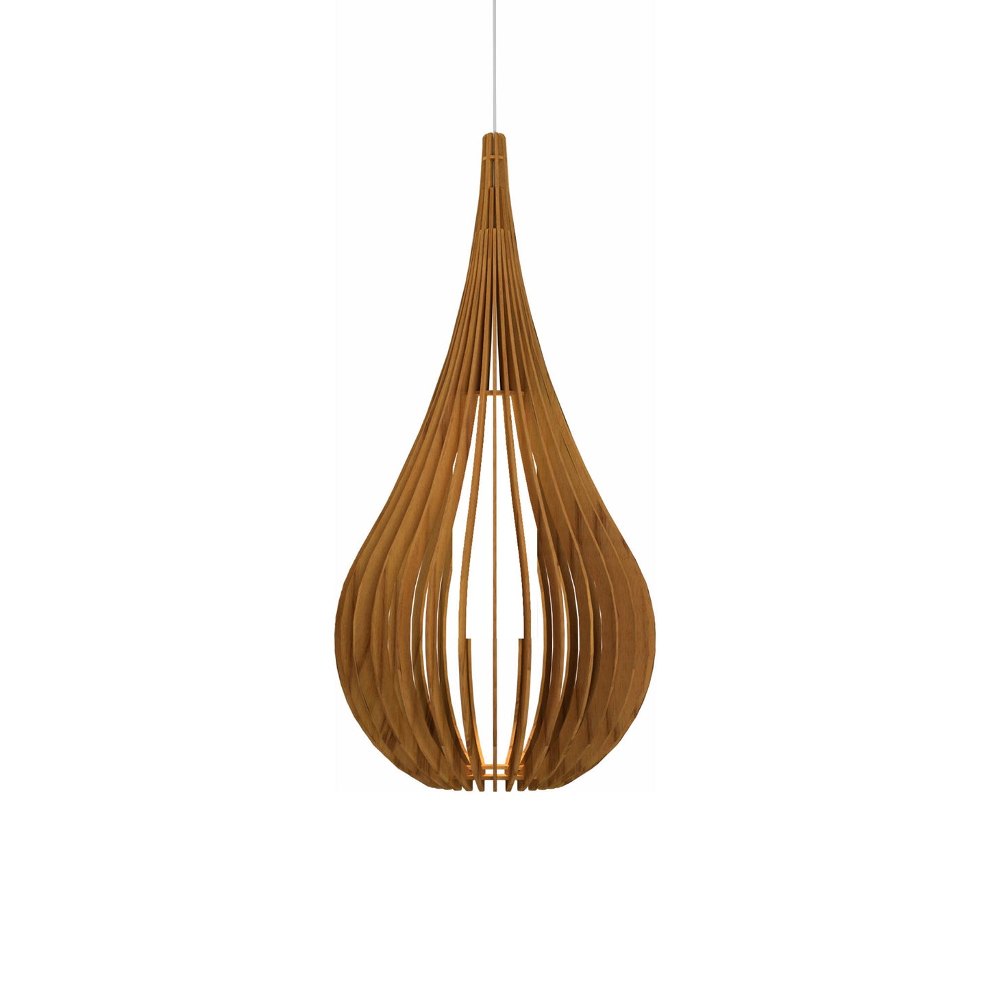 Cappadocia Pendant Light in Teak (12.6-Inch).
