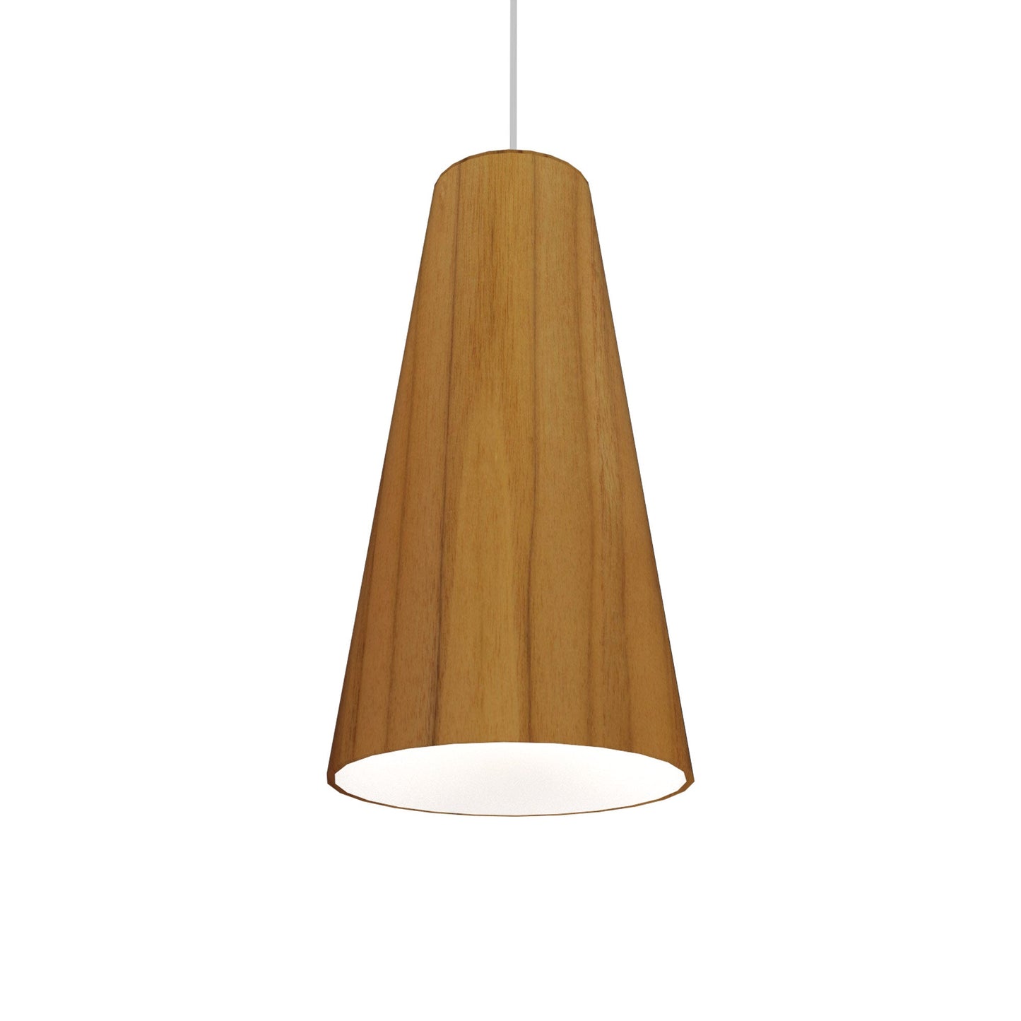 Conical 1233 Pendant Light in Teak.