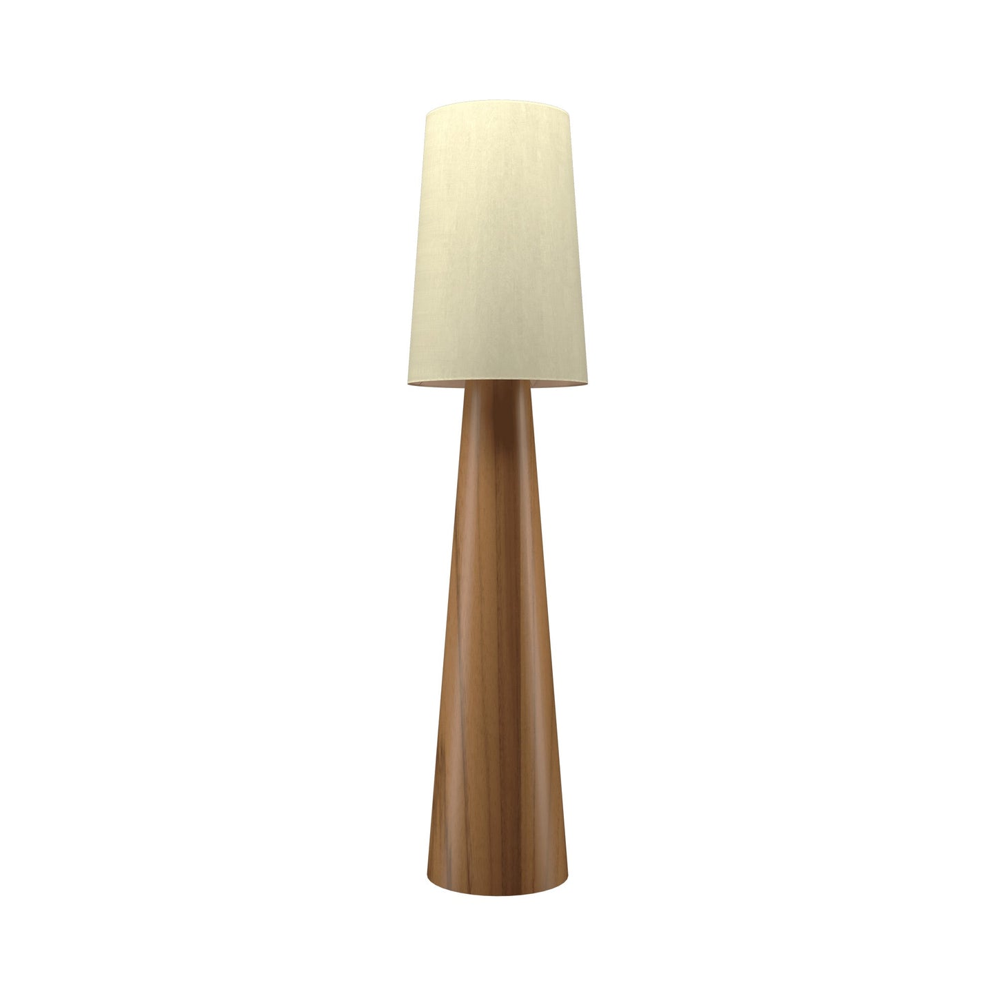 Conical 3062 Floor Lamp in Teak.