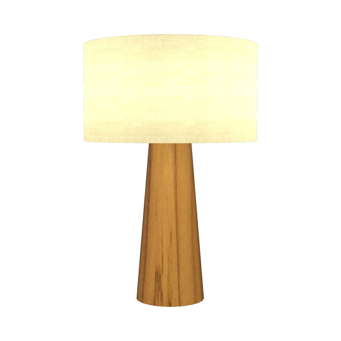 Conical 702 Table Lamp in Teak (18.11-Inch).