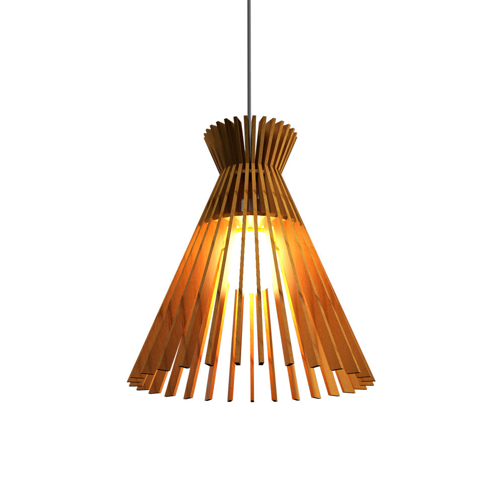 Stecche Di Legno 1183 Pendant Light in Teak.