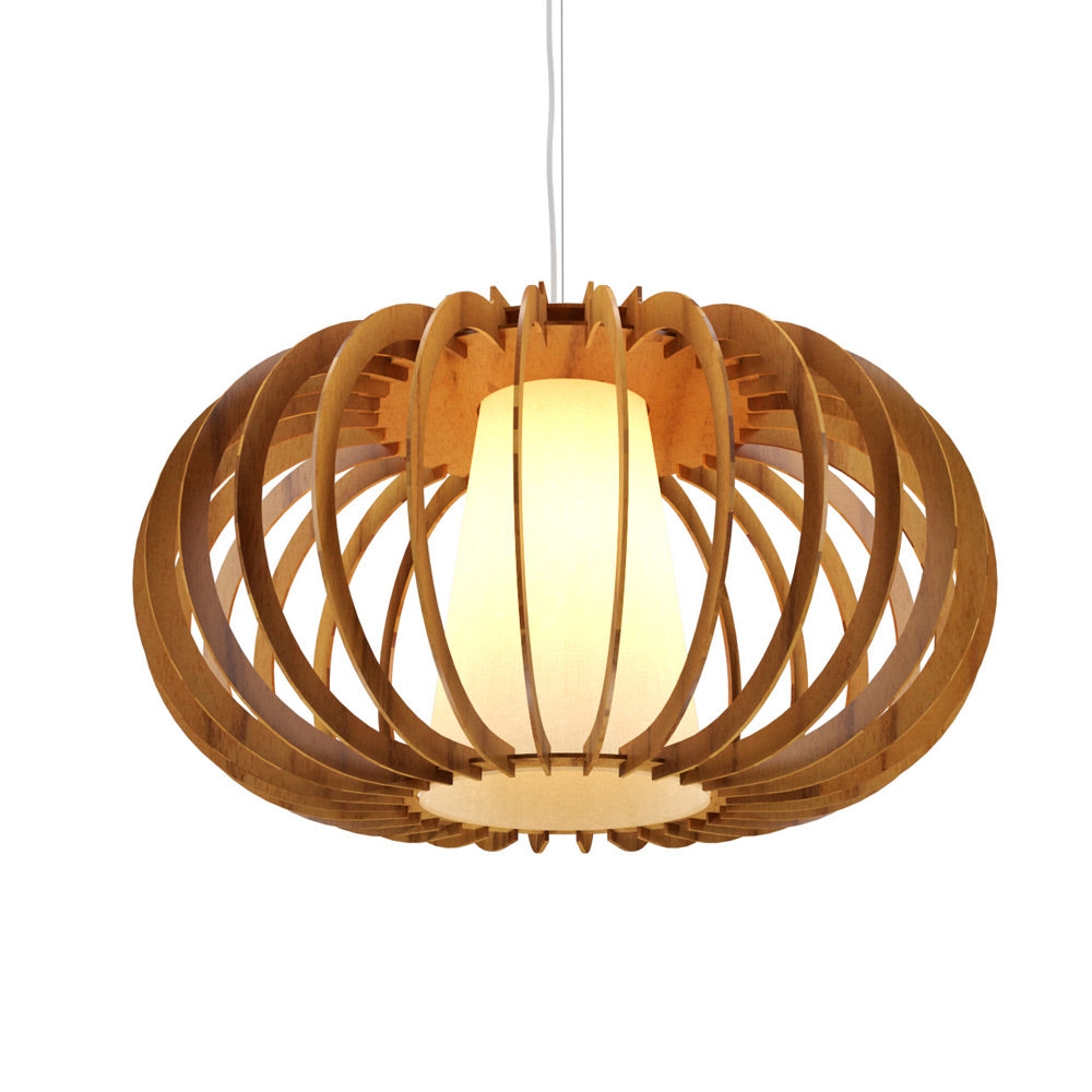 Stecche Di Legno 1489 Pendant Light in Teak (18.7-Inch).