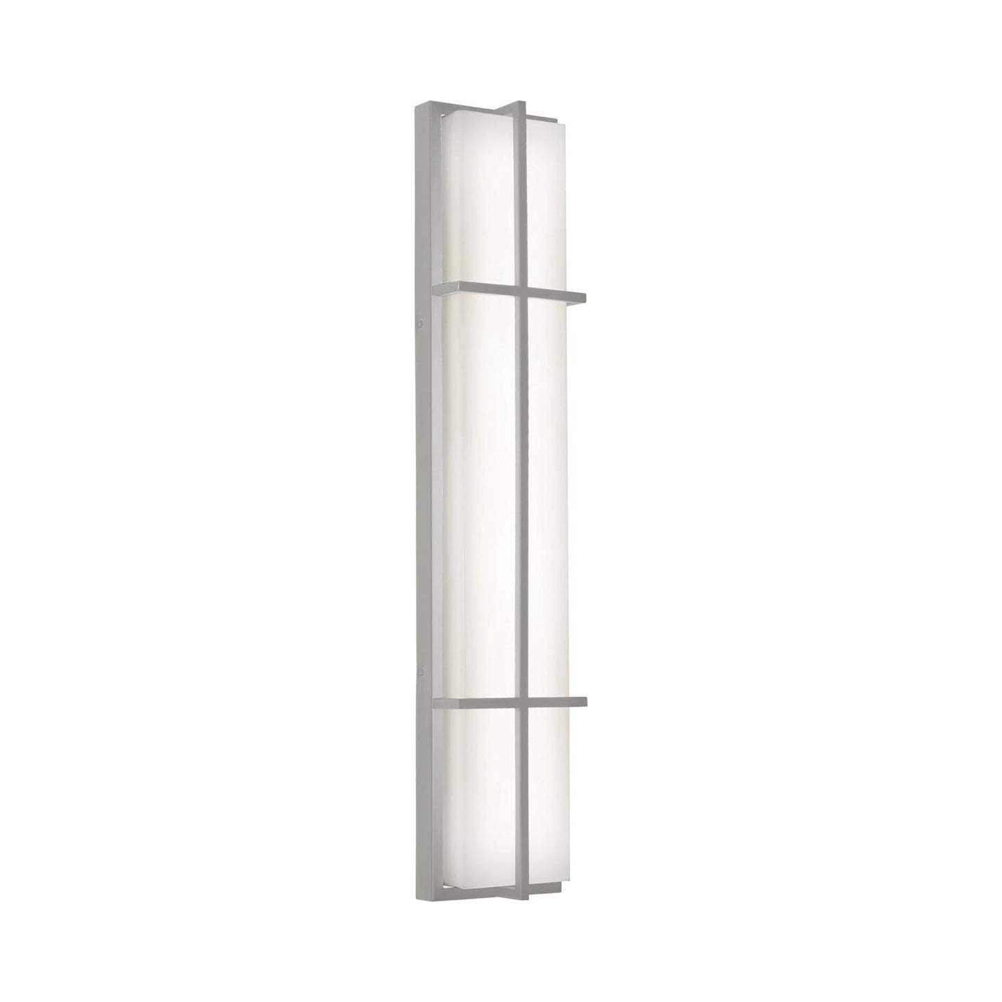 August Outdoor LED Wall Light in Painted Nickel (Large).