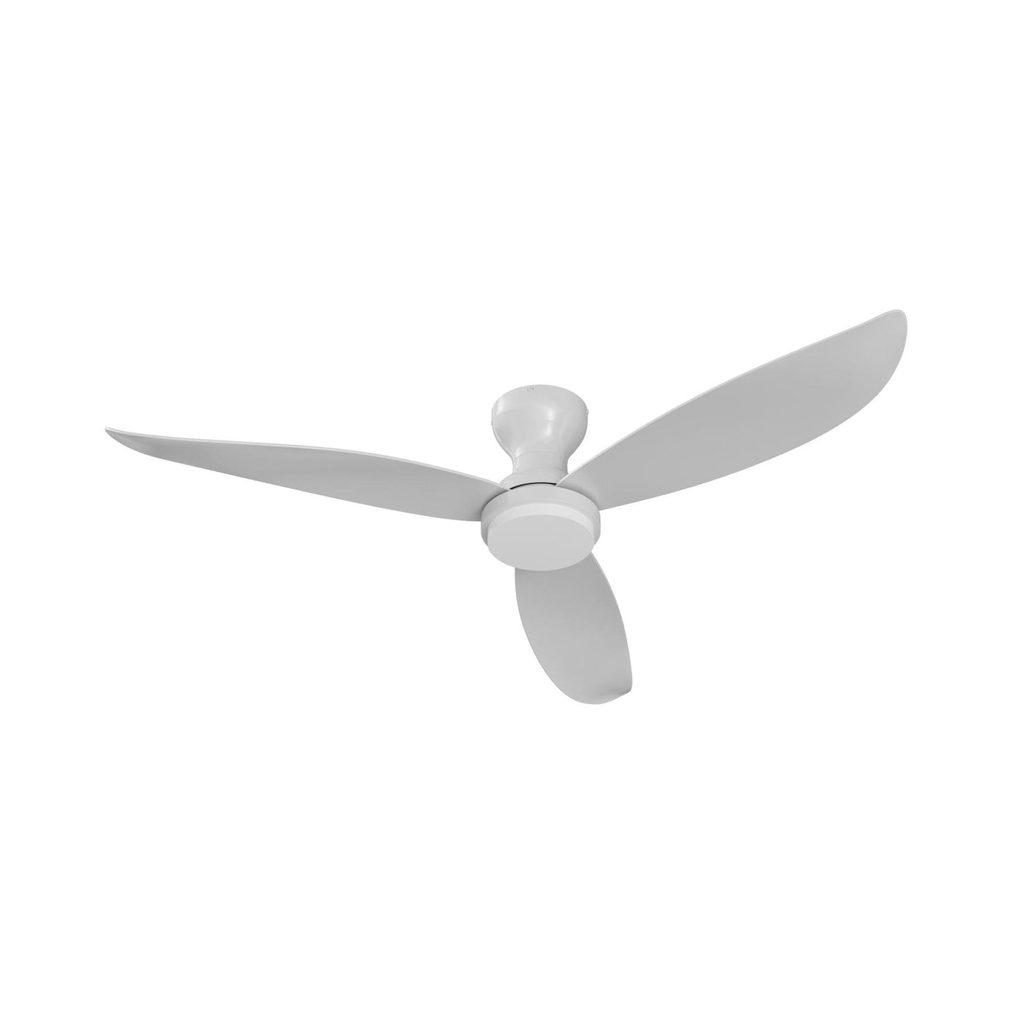 Banks LED Ceiling Fan in White.