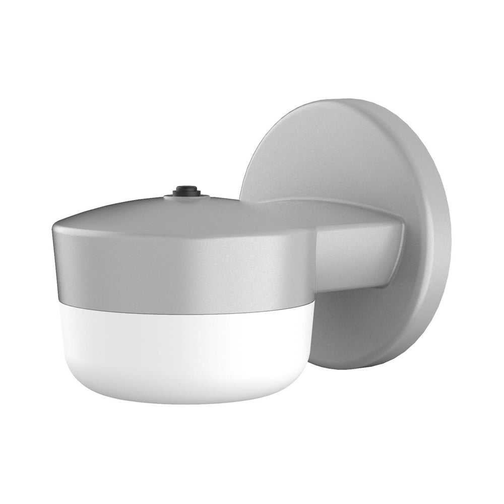 Benton Outdoor LED Wall Light in Textured Grey.