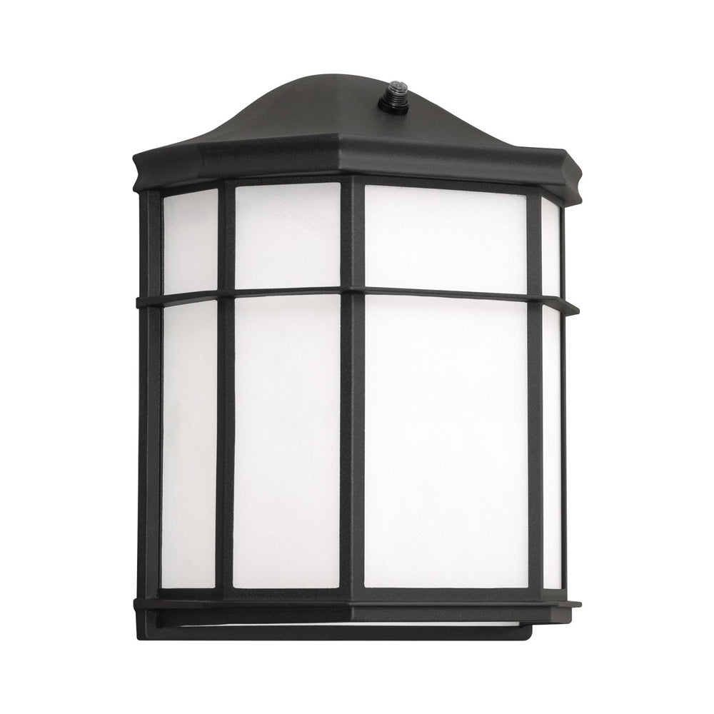 Bristol Outdoor LED Wall Light in Black (Photo Cell).