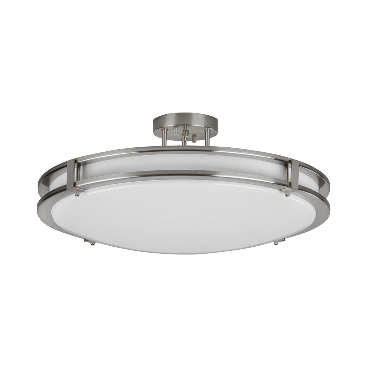 Carlisle LED Semi Flush Mount Ceiling Light (24-Inch).
