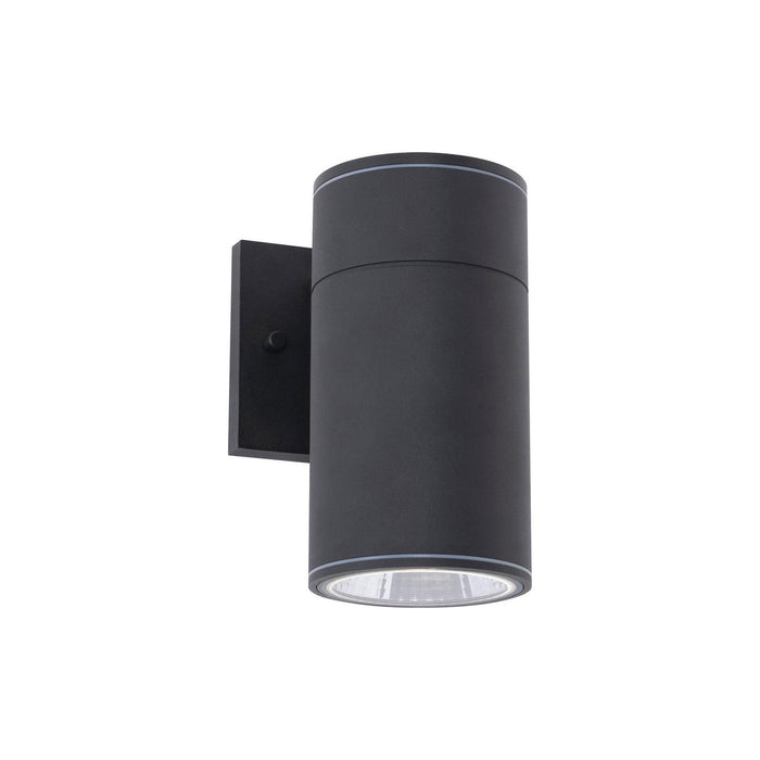 Everly Outdoor LED Wall Light in Black (Small).