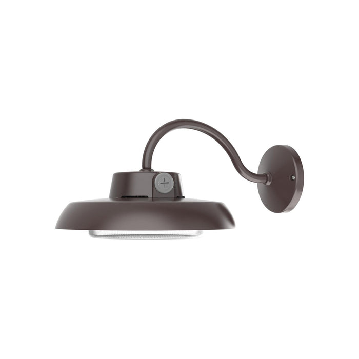 Gilbert Outdoor LED Wall Light in Bronze (Small).