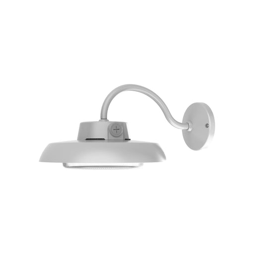 Gilbert Outdoor LED Wall Light in Textured Grey (Small).