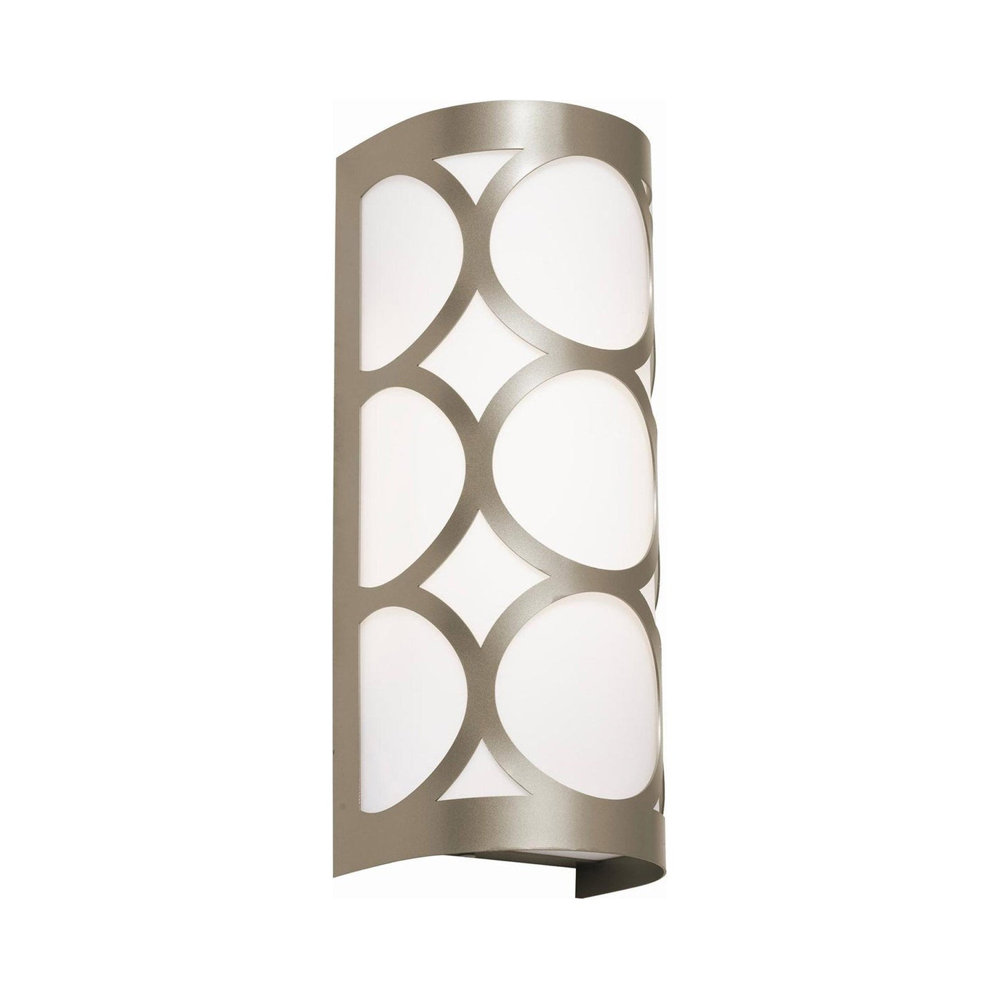 Lake LED Wall Light in Painted Nickel.