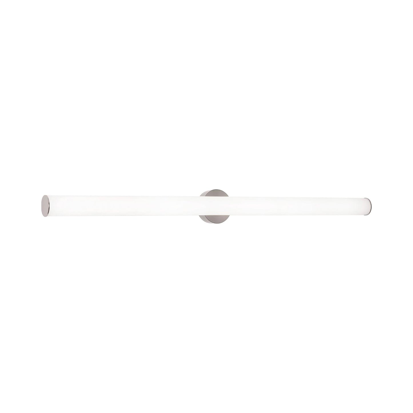Leia LED Vanity Wall Light in Satin Nickel (Large).