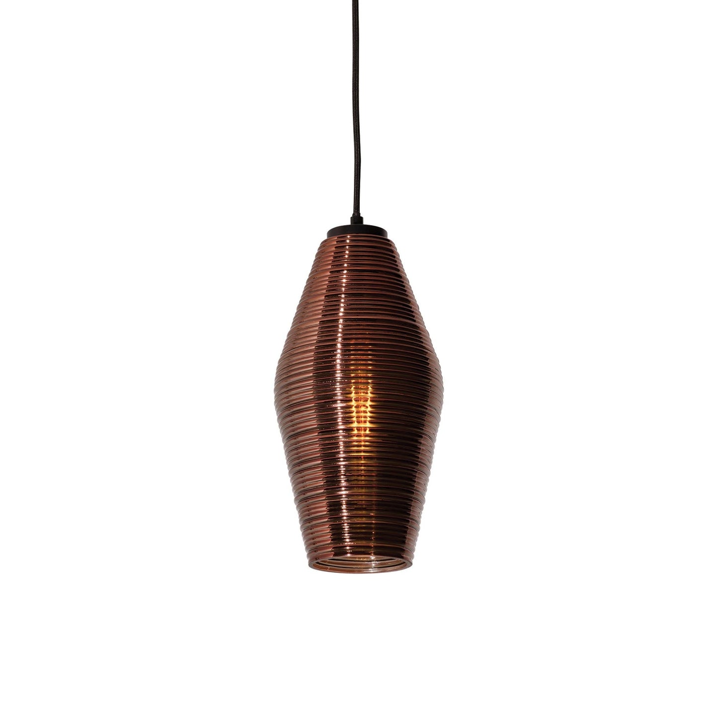 Mila Pendant Light in Black/Copper.