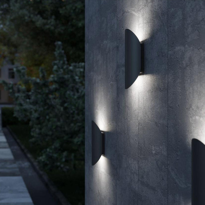 Remy Outdoor LED Wall Light in Outside Area.