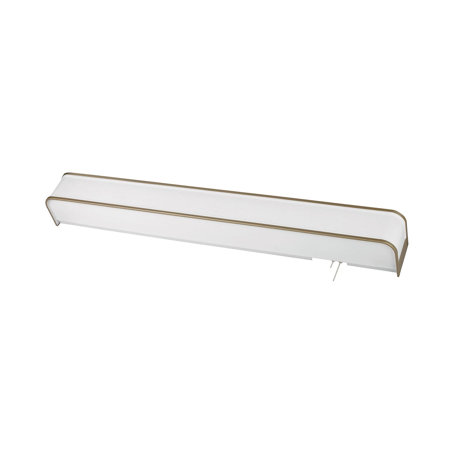 Sheridan LED Overbed Wall Light in Champagne (56.25-Inch).