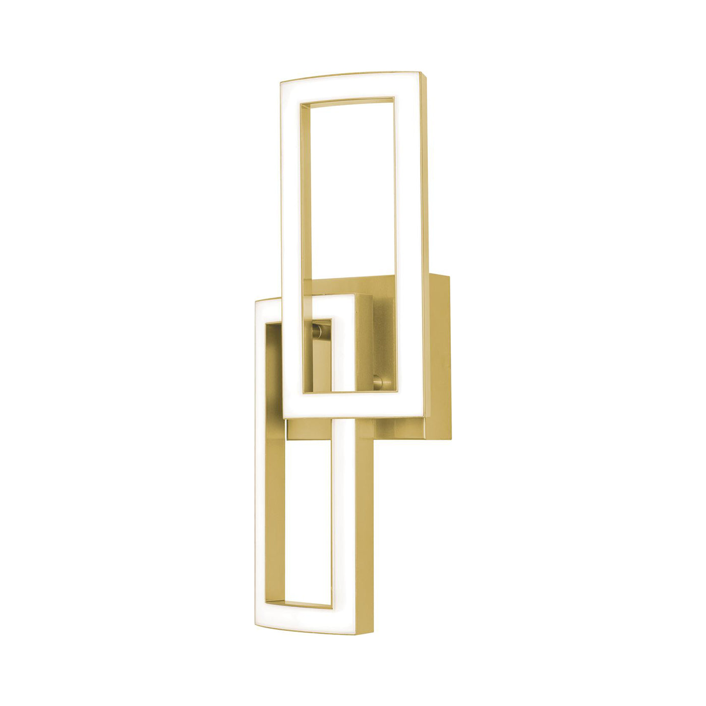 Sia LED Wall Light in Gold.