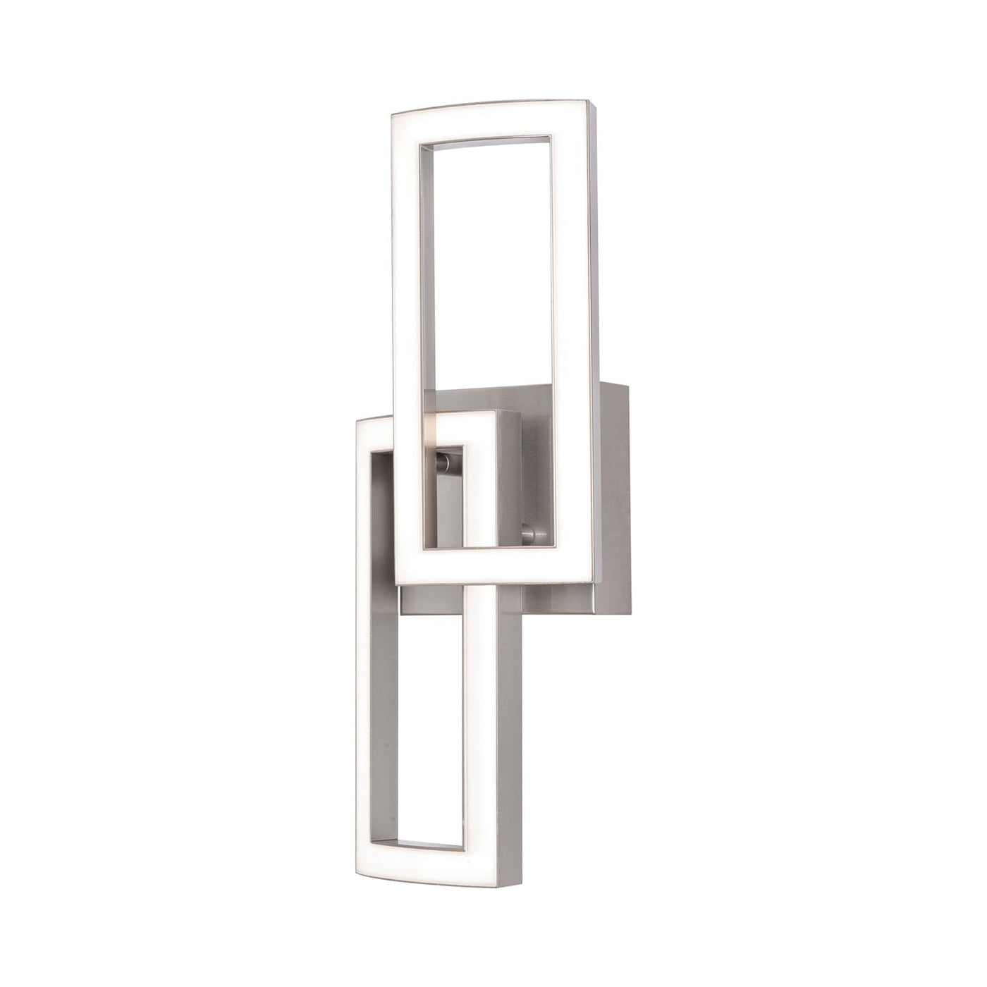 Sia LED Wall Light in Painted Nickel.