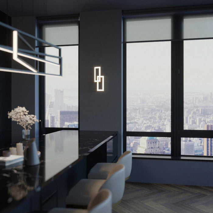 Sia LED Wall Light in living room.