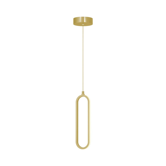 Sienna LED Pendant Light in Gold (Small).