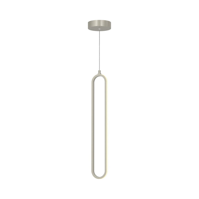 Sienna LED Pendant Light in Painted Nickel (Large).