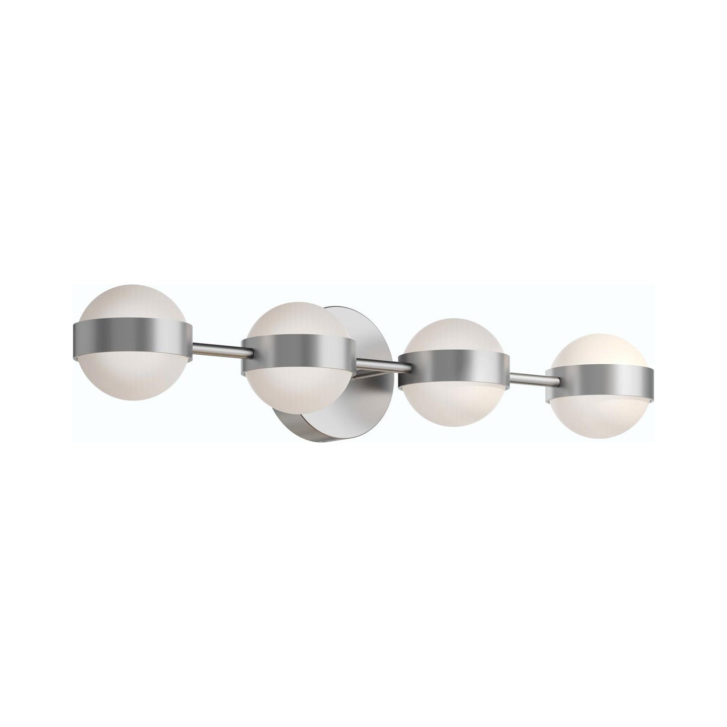 Verona LED Bath Vanity Light in Satin Nickel (4-Light).
