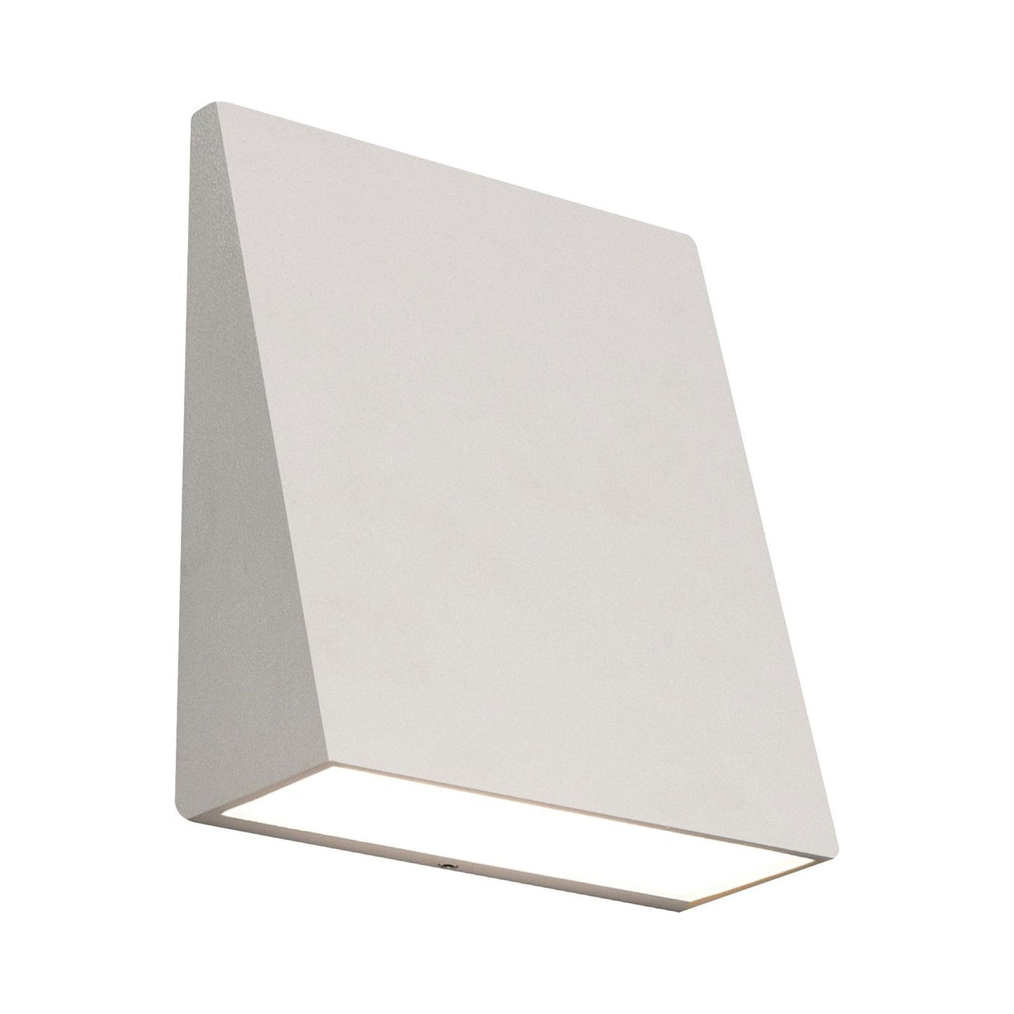 Watson Outdoor LED Wall Light in White (9.5-Inch).
