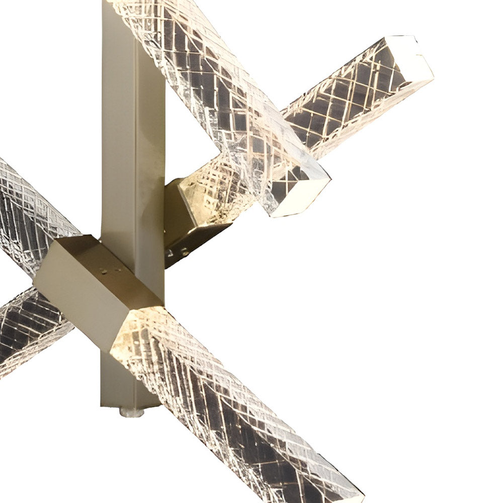 Apollo Vertical LED Chandelier in Detail.