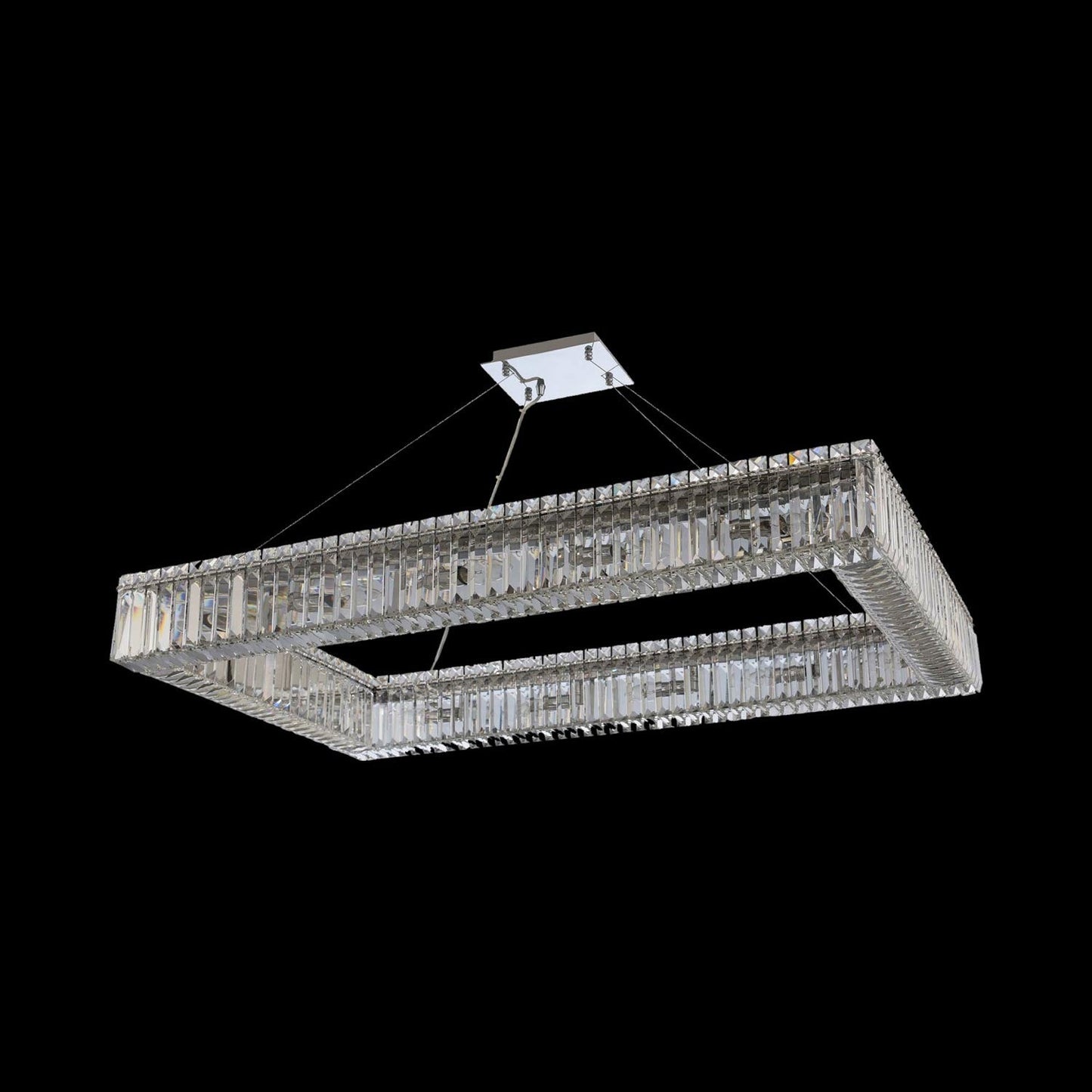 Baguette Linear Pendant Light (14-Light).