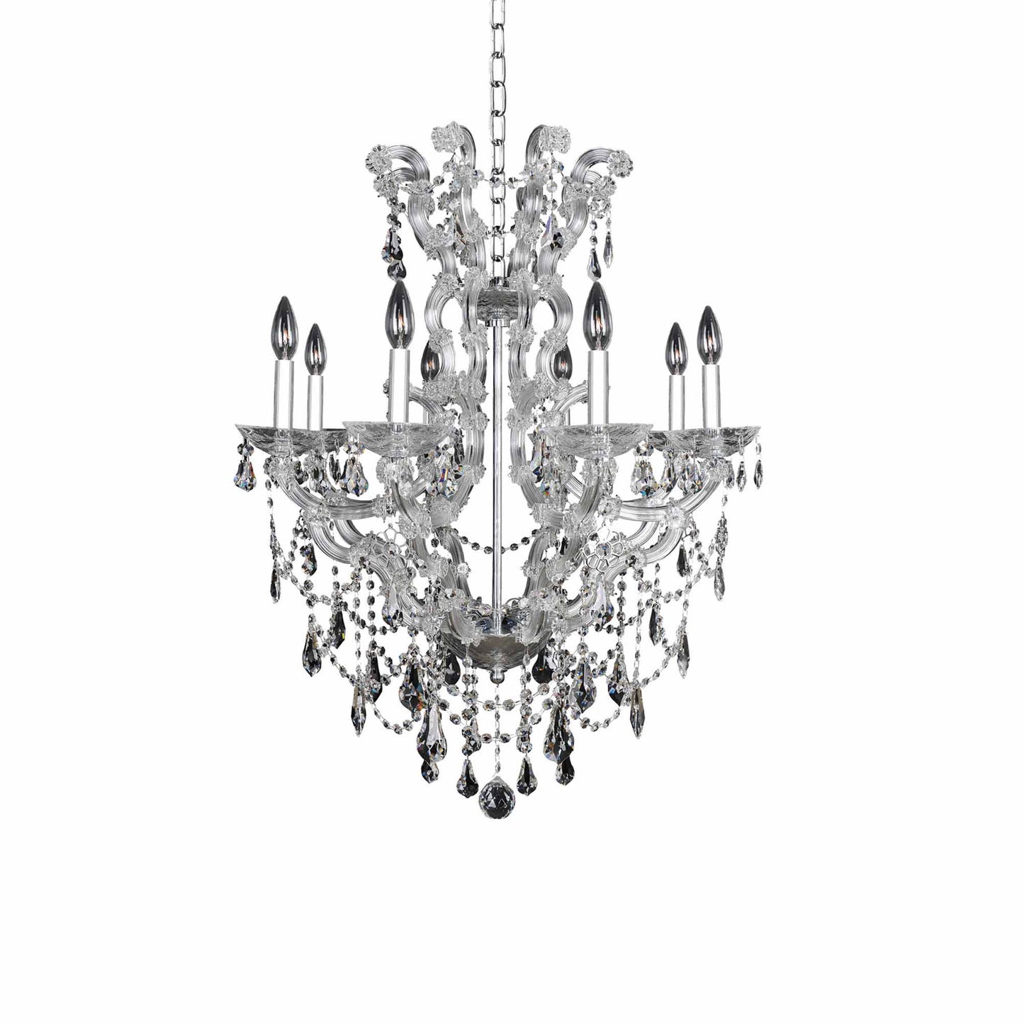 Brahms Chandelier in Clear (8-Light).