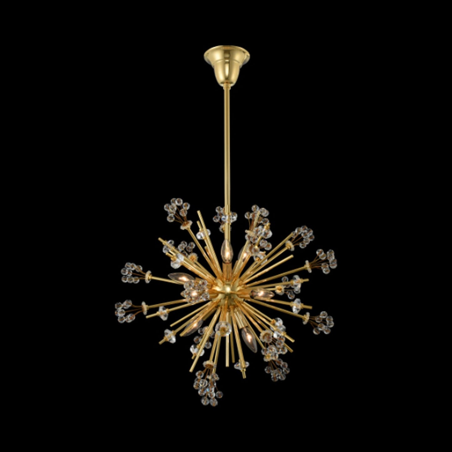 Constellation Pendant Light in Gold (10-Light).