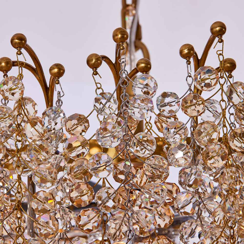 Fuji Foyer Chandelier in Detail.