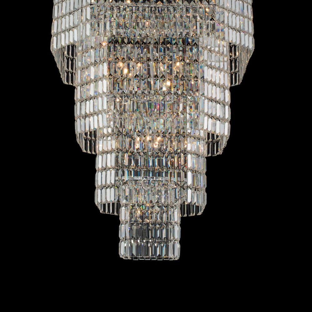 Livelli Foyer Chandelier in Detail.
