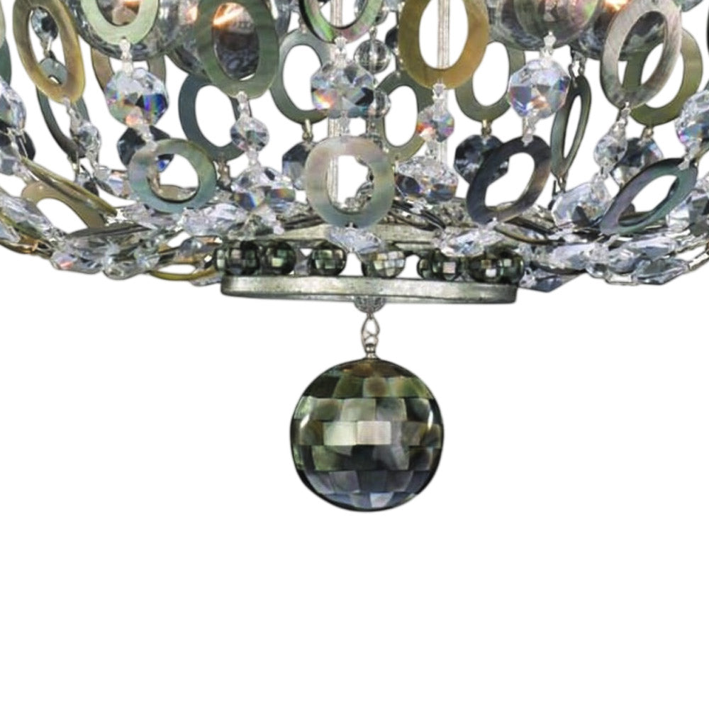Lucia Semi Flush Mount Ceiling Light in Detail.