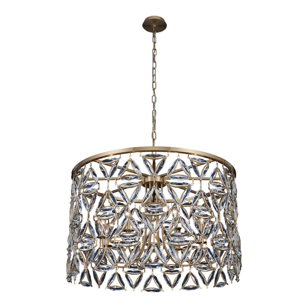Triangulo Chandelier (34-Inch).