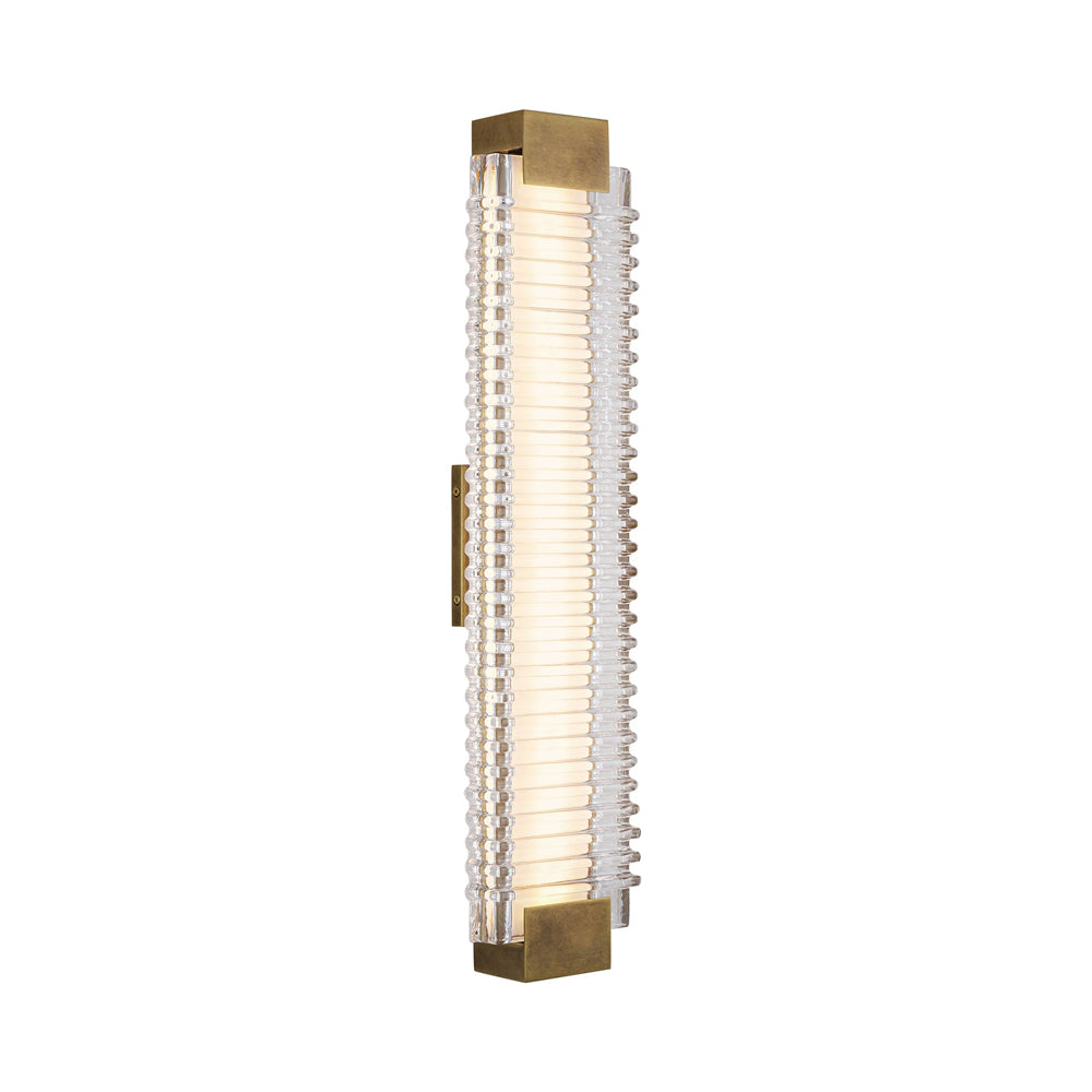 Alai LED Bath Vanity Light in Vintage Brass.