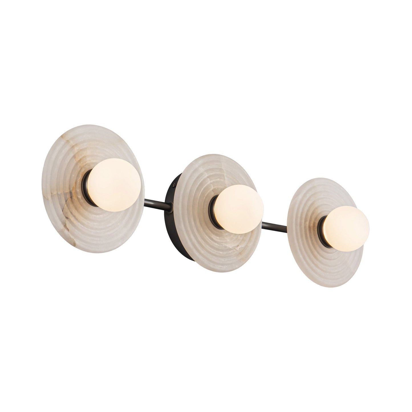 Dahlia LED Wall Light in Urban Bronze (3-Light).