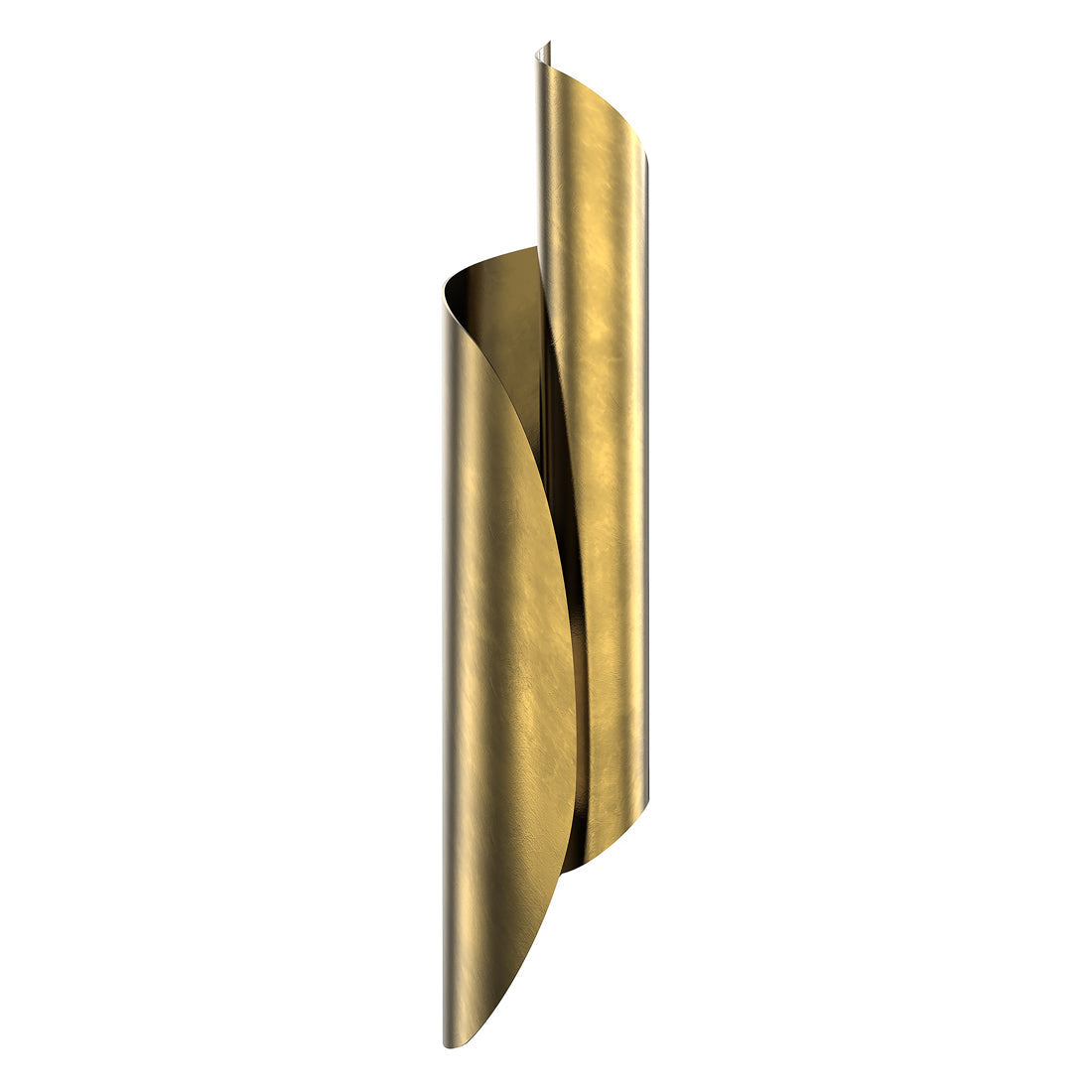 Parducci Vanity Wall Light in Vintage Brass (26.63-Inch).