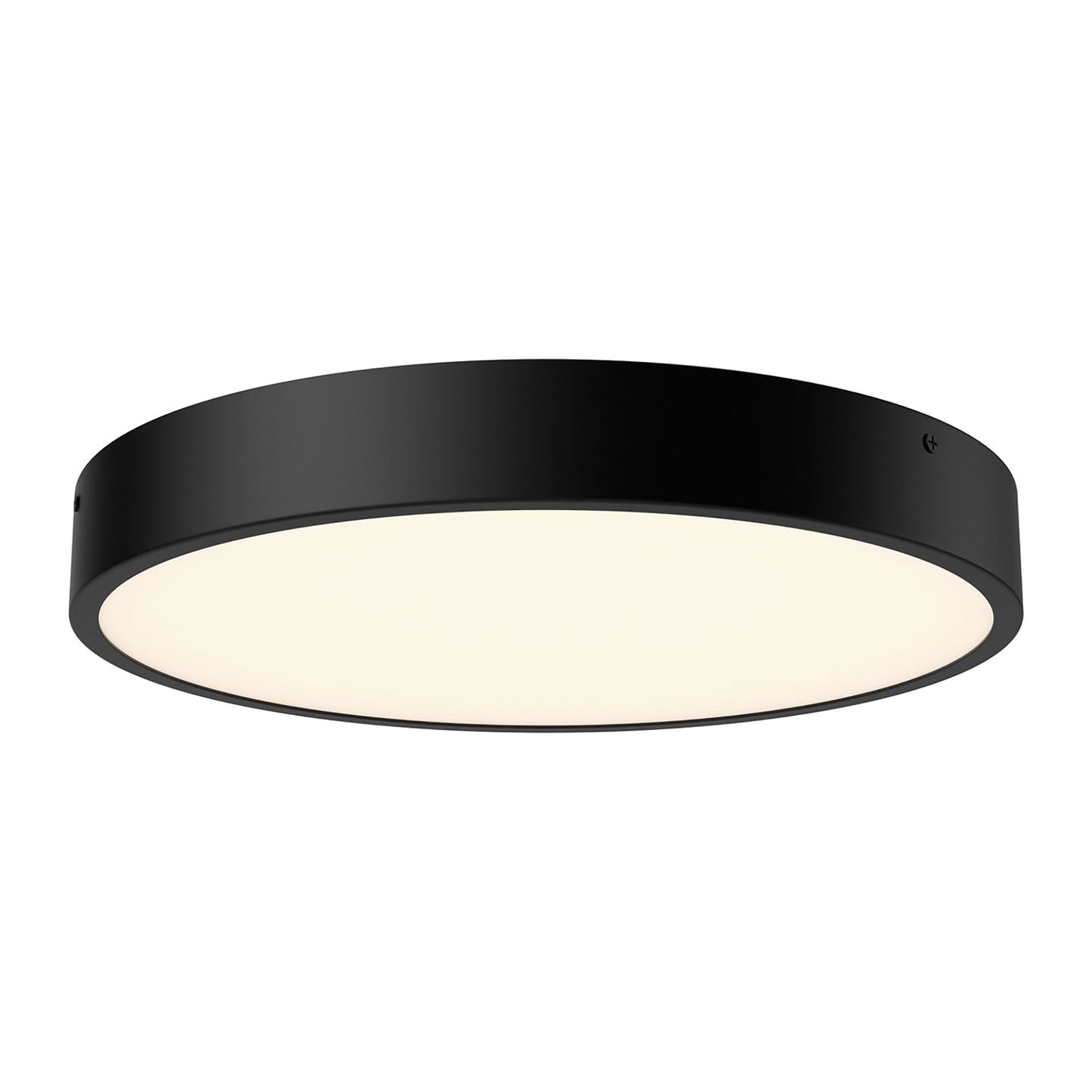 Adelaide LED Flush Mount Ceiling Light in Matte Black (Large).
