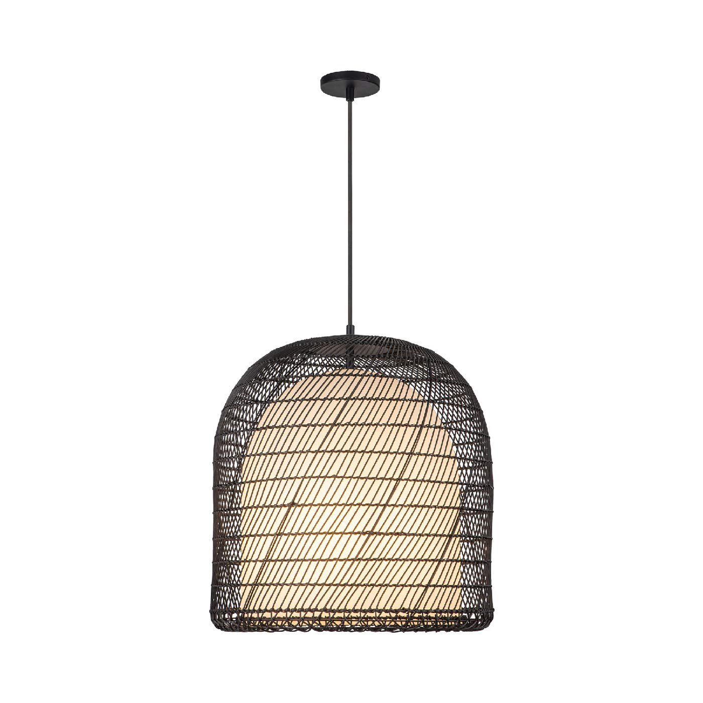 Bondi Pendant Light in Matte Black (Large).