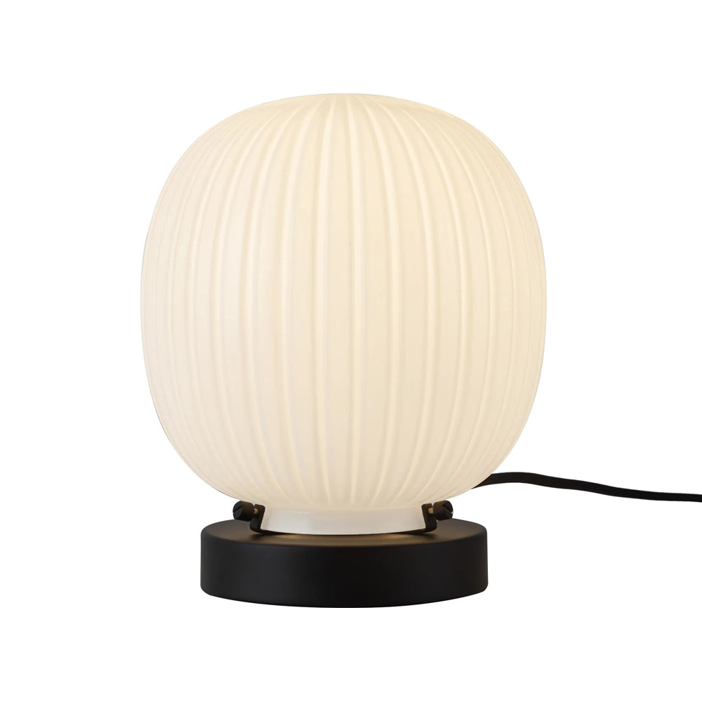 Cherise Table Lamp in Matte Black.