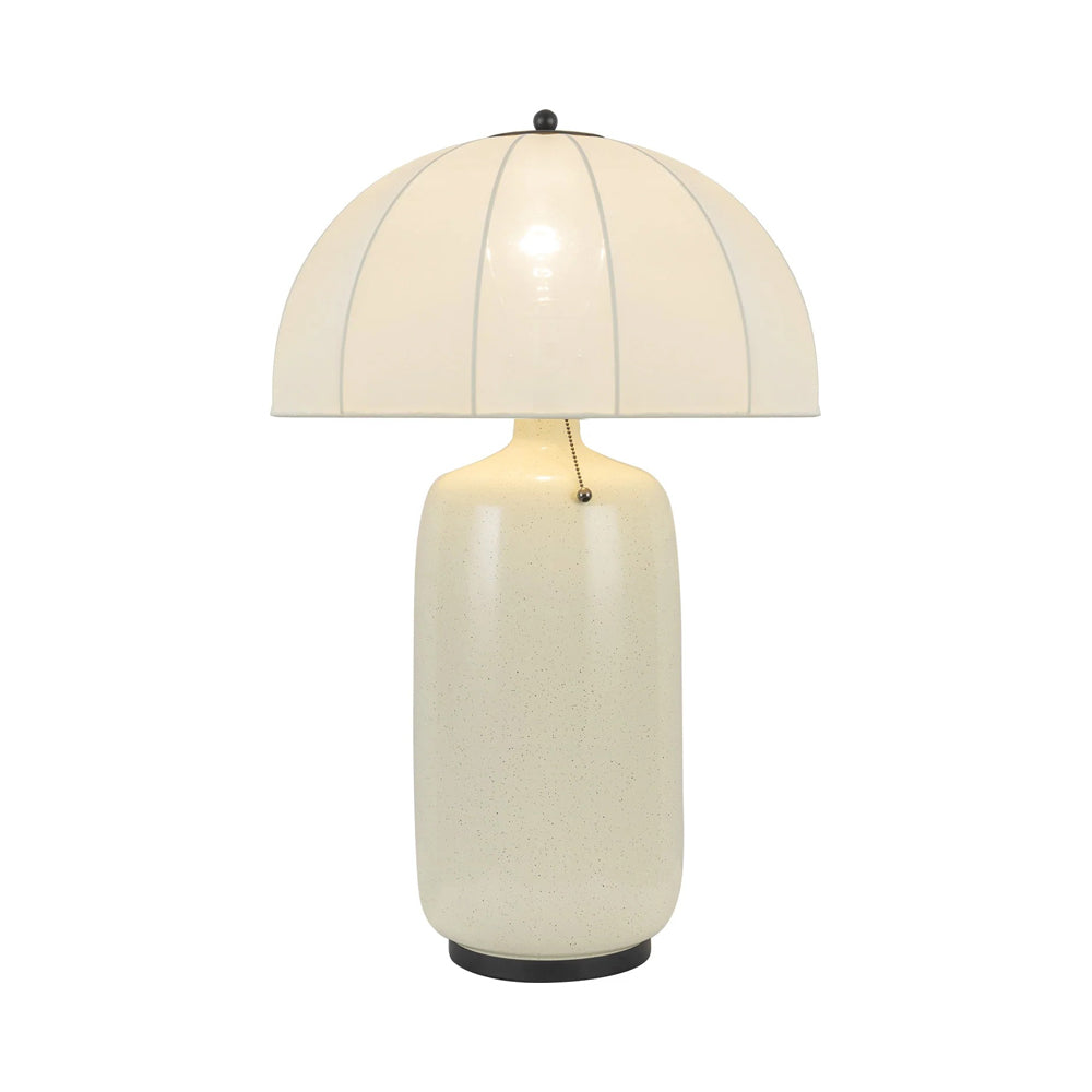 Crosby Table Lamp in Matte Black.