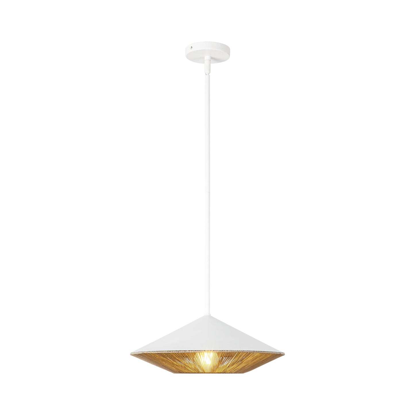 Daphne Pendant Light in White (Large).