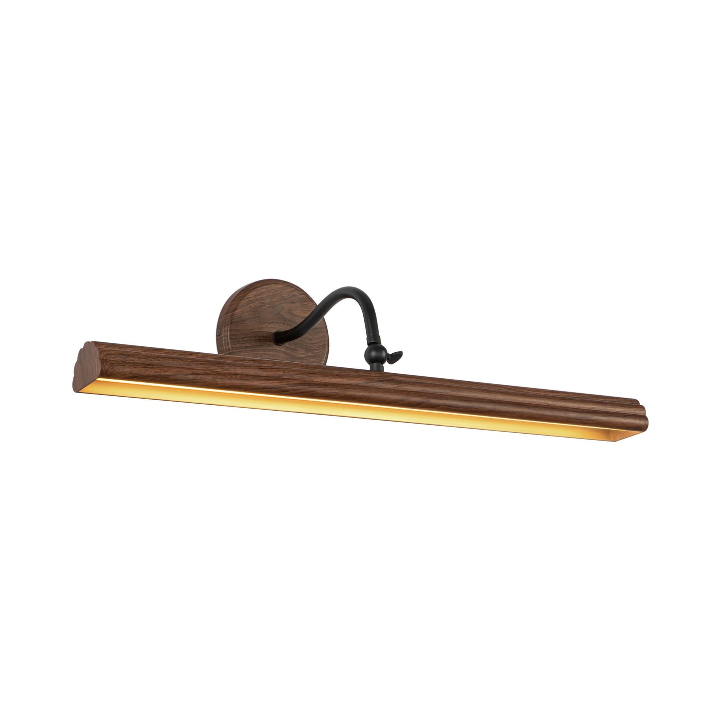 Dottie LED Picture Light in Walnut (24.13-Inch).