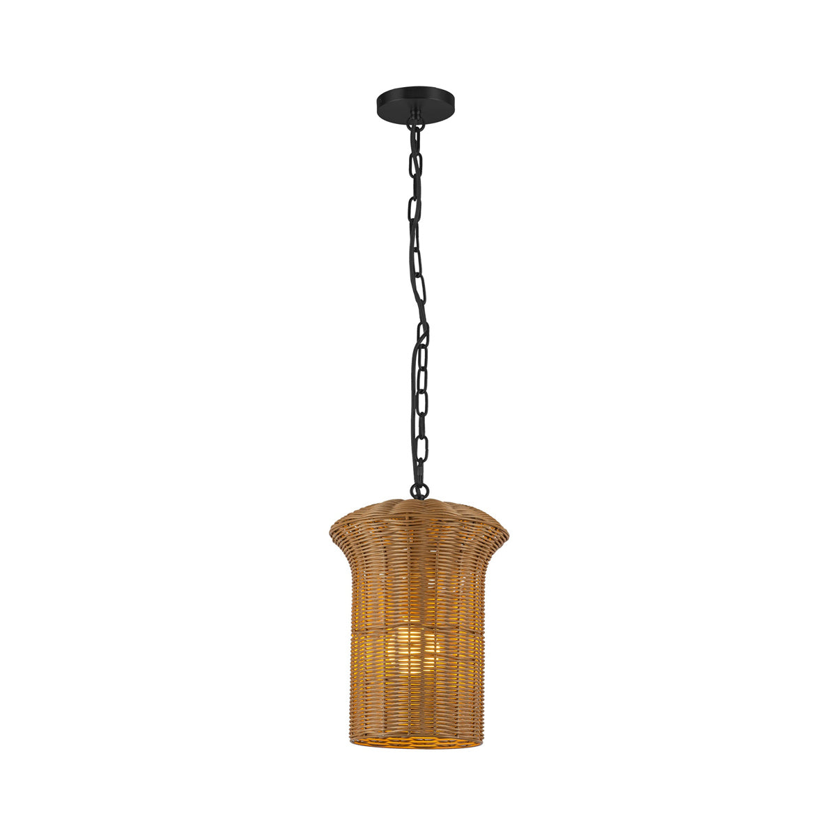 Kai Pendant Light in Matte Black.